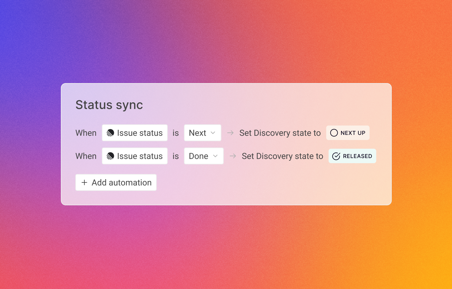 Synchronize statuses between Route5 and Harvestr