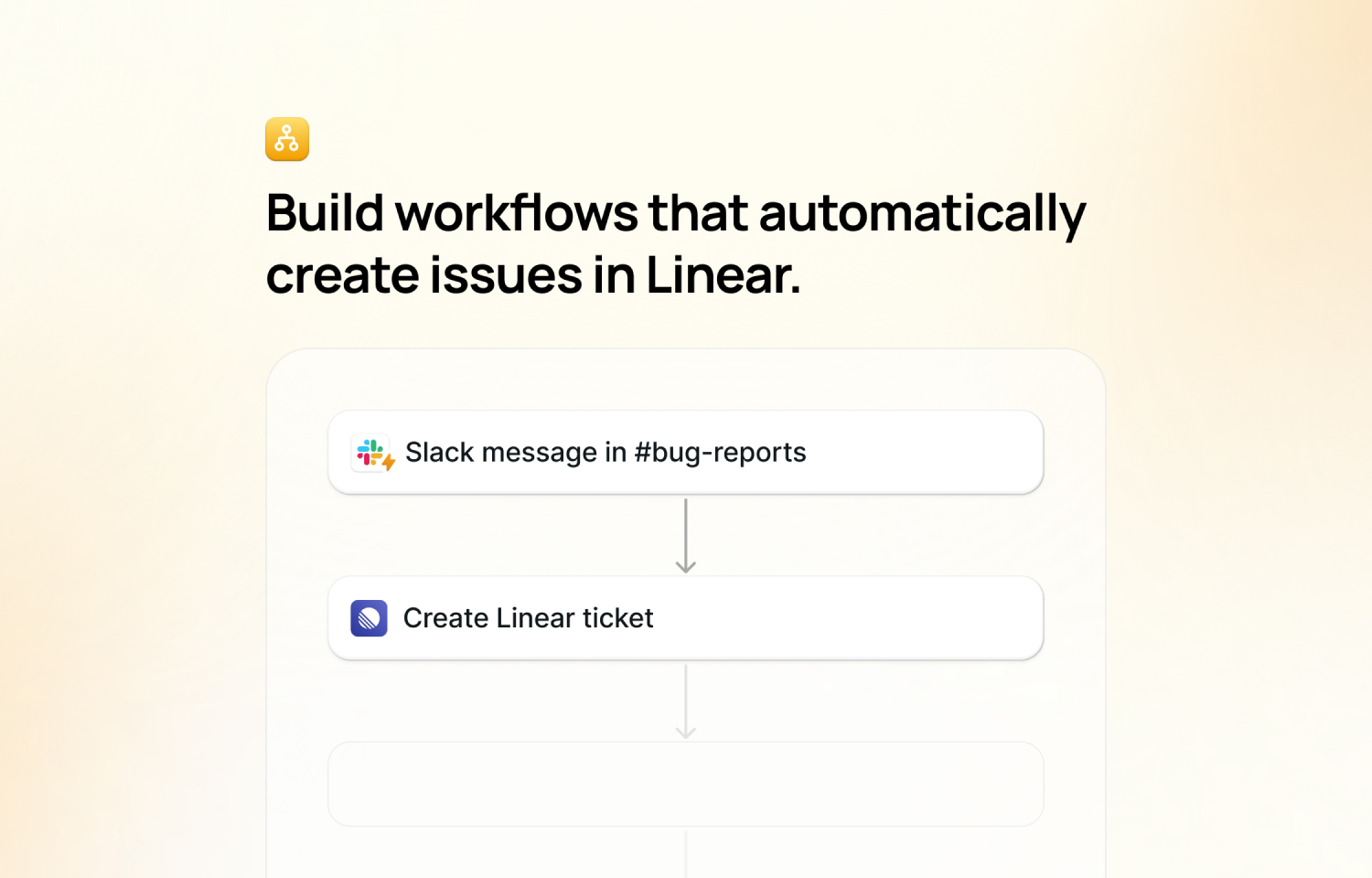 connecting a slack message to create a route5 issue