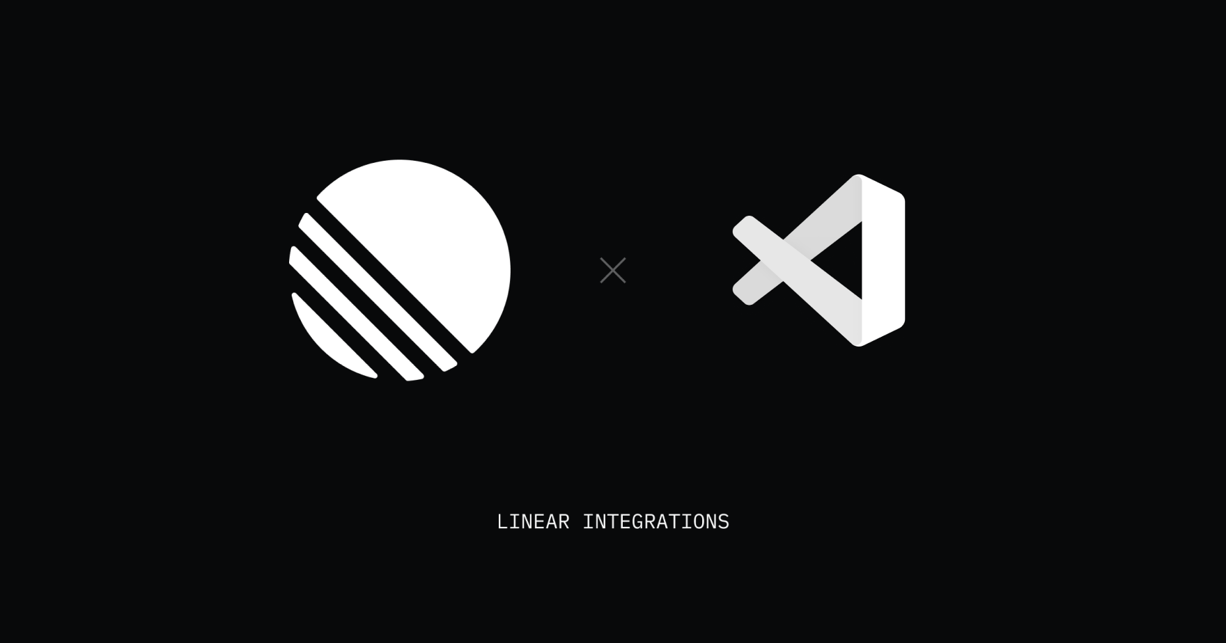Route5 and VS code icons on a black background