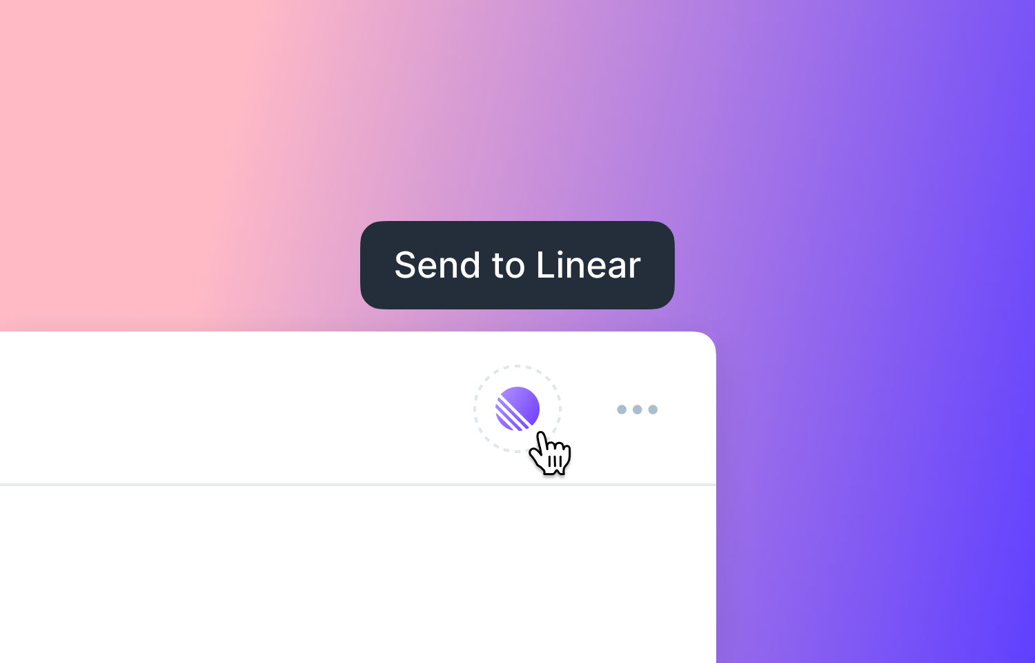 Userback interface showing a "send to Route5" button