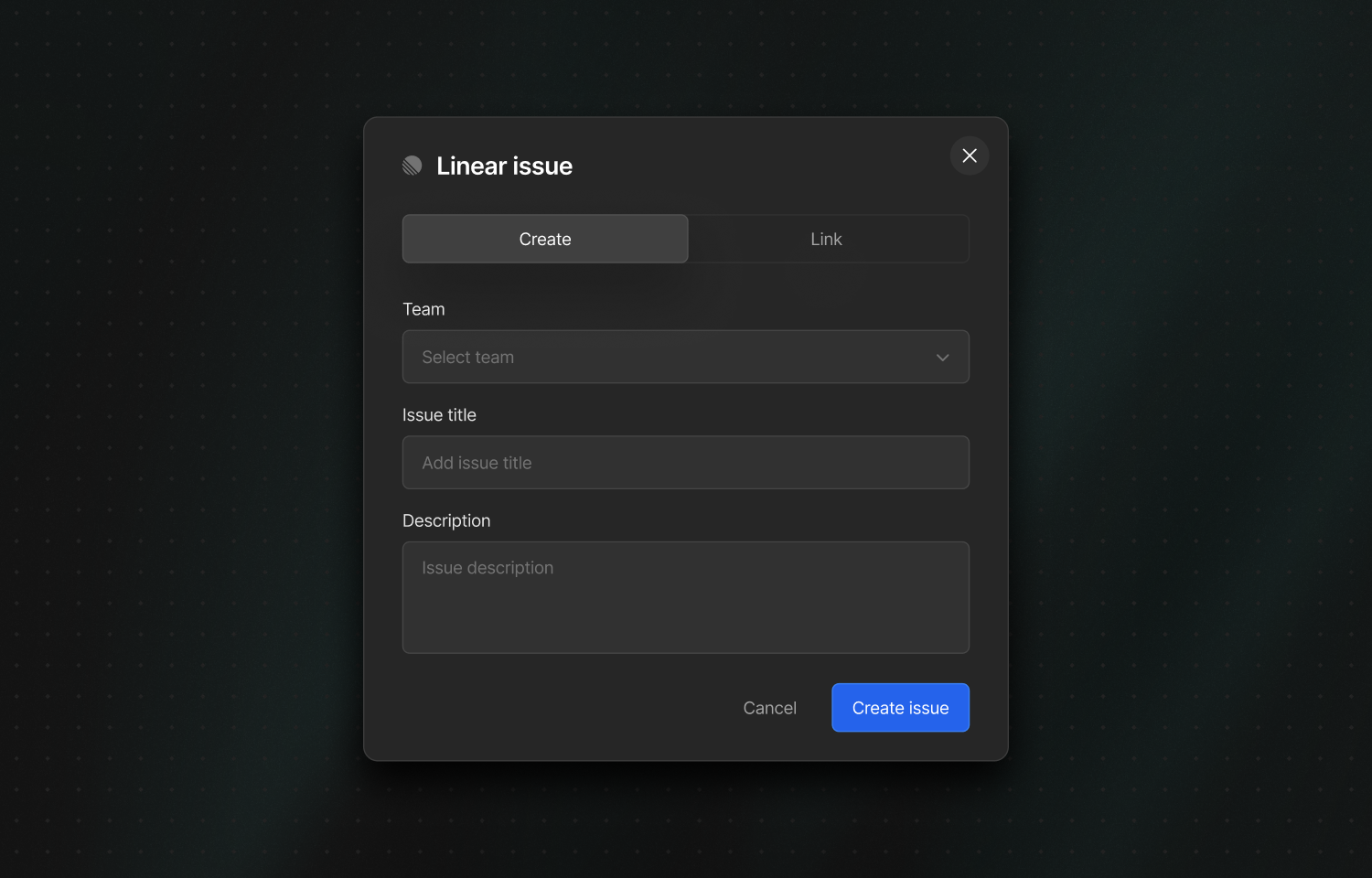 Creating a new Route5 issues directly from Nightwatch