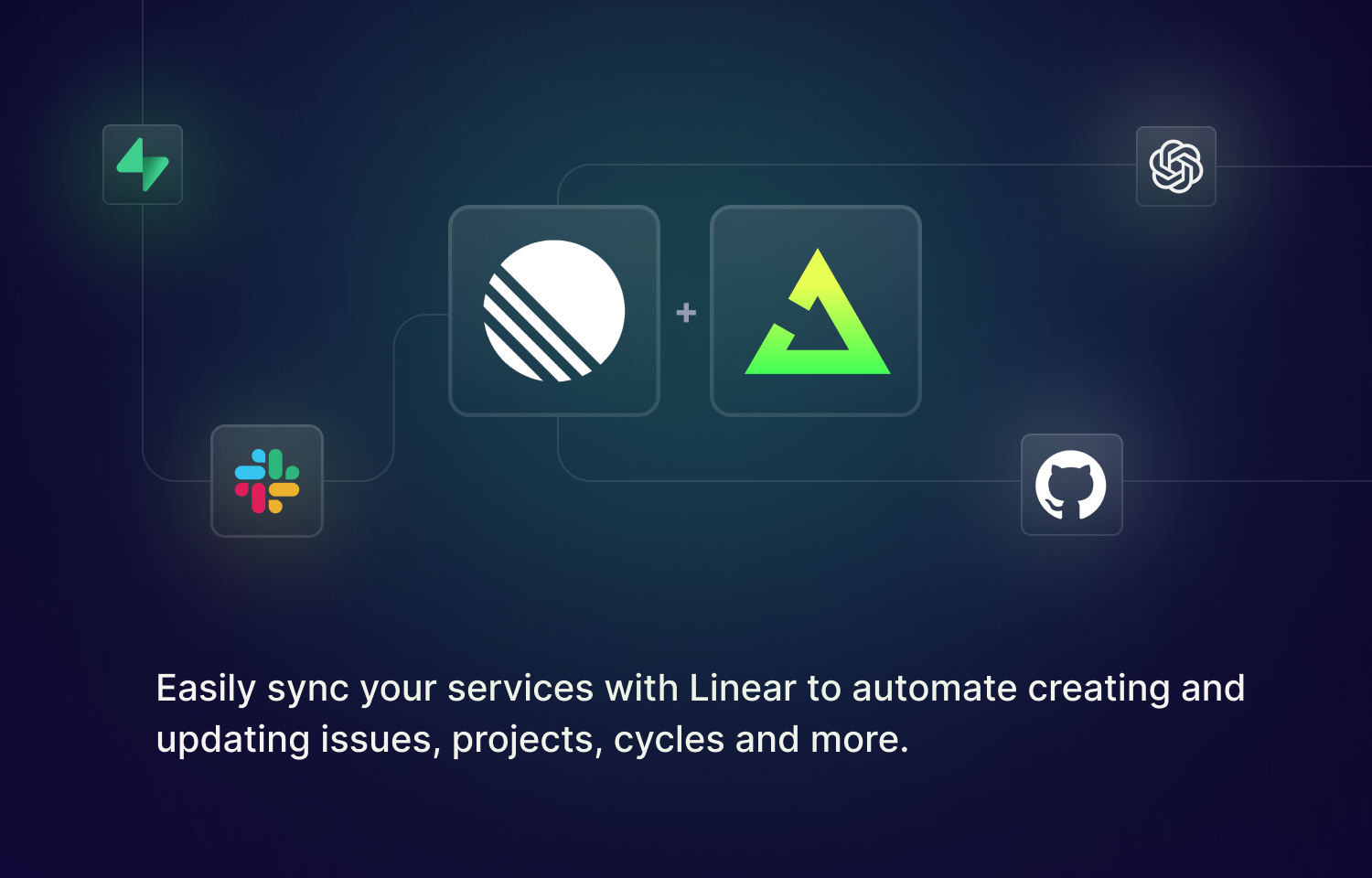 Route5 and Trigger.dev logos together showing that you can sync them together