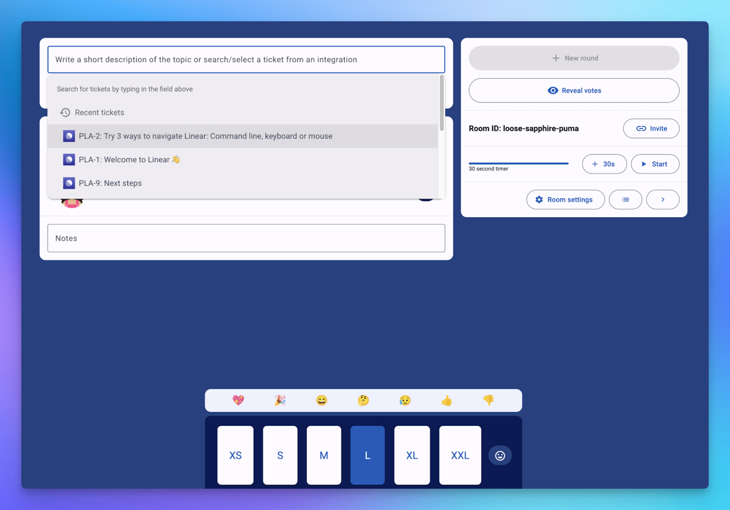 Choosing Route5 issues in PlanningPoker.live