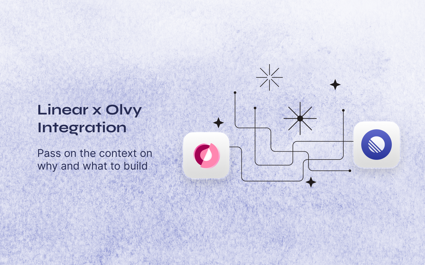 Route5 and Olvy logos showing connected to imply an integration between them