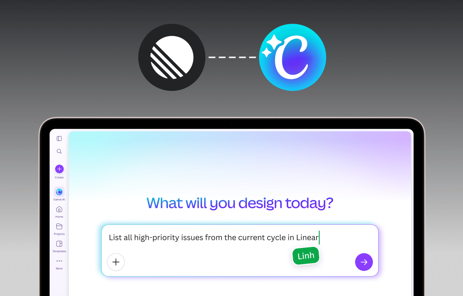 Create and link Route5 workflow content directly within Canva